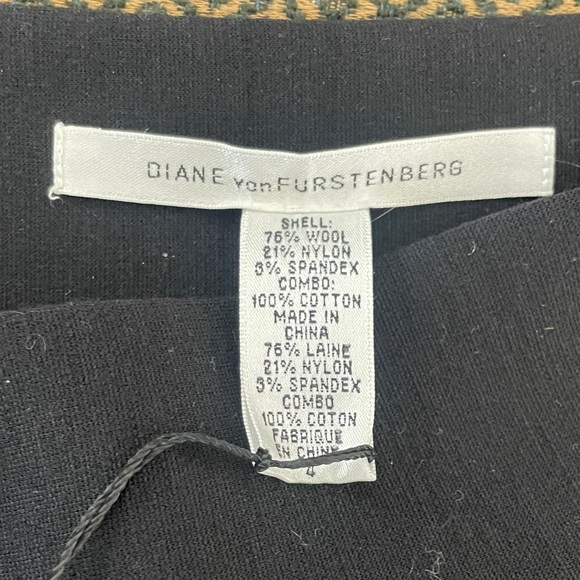 Diane Von Furstenberg Elegant Black Pencil Skirt - Picture 3 of 5